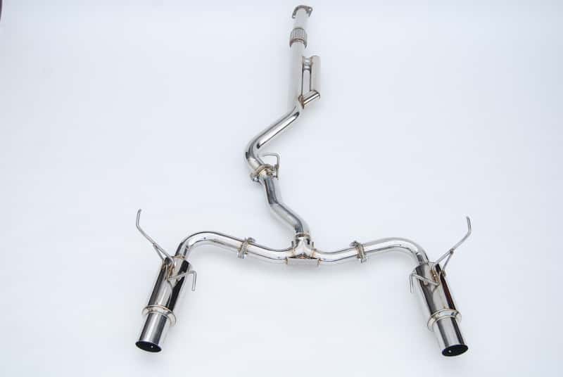 Invidia — Invidia 2022+ Subaru WRX N1 Twin Outlet Single Layer SS Tip Cat-Back Exhaust - view 5