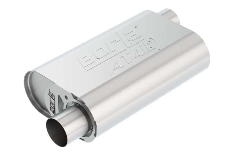 Borla — Borla CrateMuffler Small Block Chevrolet ATAK 2.5in Offset/Offset 14inx4.35inx9in Muffler
CrateMuffler
Muffler - view 3