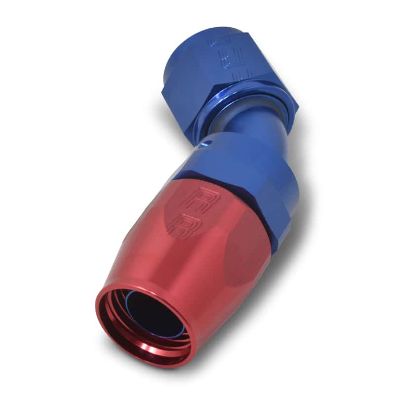 Russell — Russell Performance -10 AN Red/Blue 45 Degree Full Flow Hose End
Hose Fitting - view 5