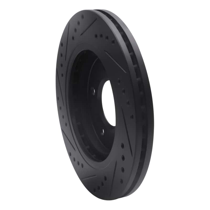 R1 Concepts — R1 94-01 Buick Regal Front Right Drilled & Slotted Black Brake Rotor
R1 Brake Rotor Drill - view 4