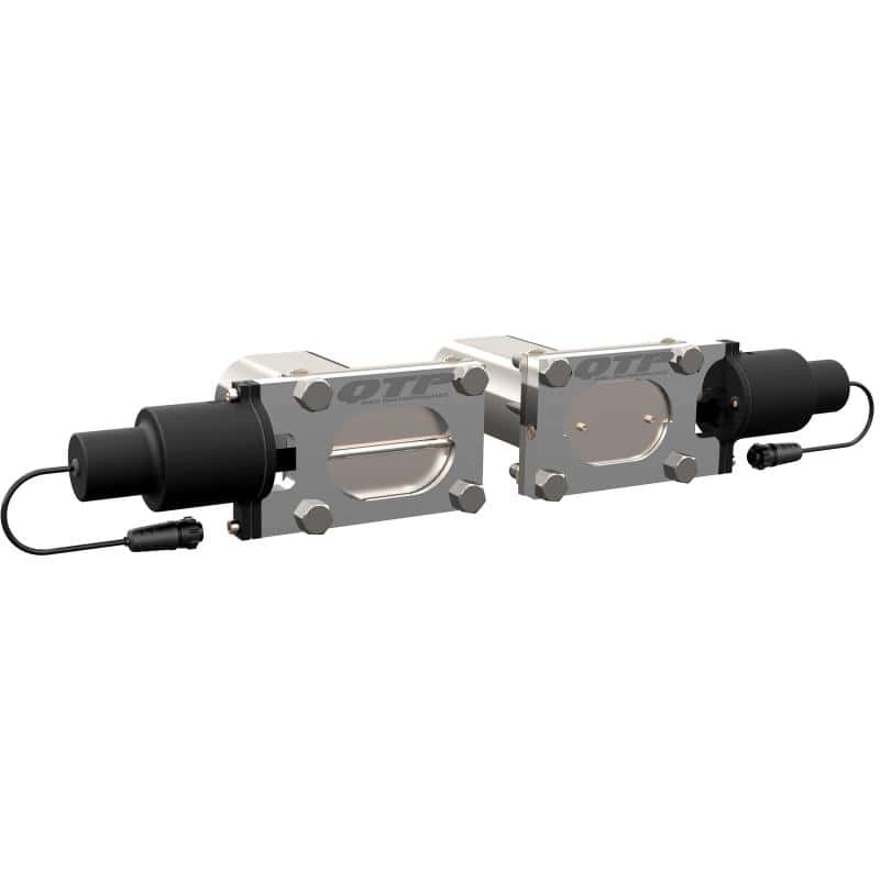 QTP — QTP Bolt-On QTEC Dual Low Profile Oval Electric Cutout Valves - Pair - view 5