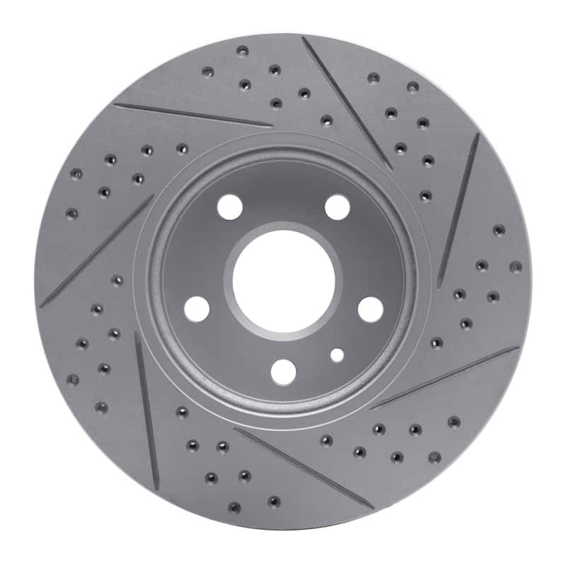 R1 Concepts — R1 08-14 Cadillac Cts Front Left Drilled & Slotted Geo-Carbon Rotor - view 5