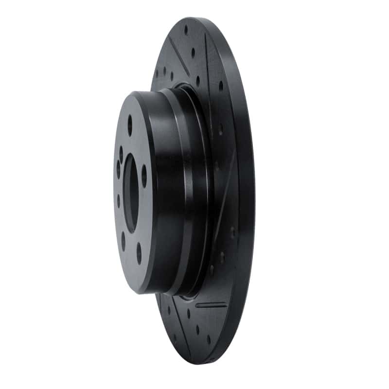 R1 Concepts — R1 91-99 Mercedes-Benz S320 Rear Right Drilled & Slotted Black Brake Rotor
R1 Brake Rotor Drill - view 2