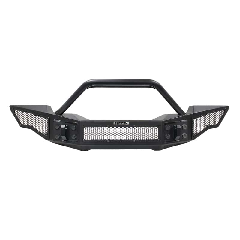Go Rhino — Go Rhino 07-20 Jeep Wrangler JL/JLU/JK/JKU/Gladiator JT Rockline Full Width Bumper w/ Overrider
Rockline Bumper (F) - view 4