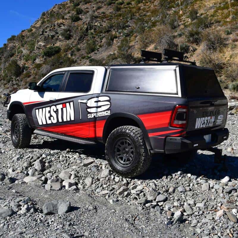 Westin — Westin EXP Truck Cap COMPLETE KIT A + BS (19-25 RAM 1500 5.7ft. Bed Excl. Classic) - Black
 - view 7