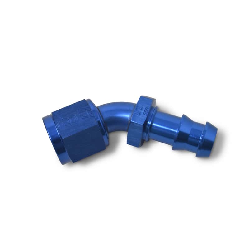 Russell — Russell Performance -10 AN Twist-Lok 45 Degree Hose End (Blue)
Hose Fitting - view 4