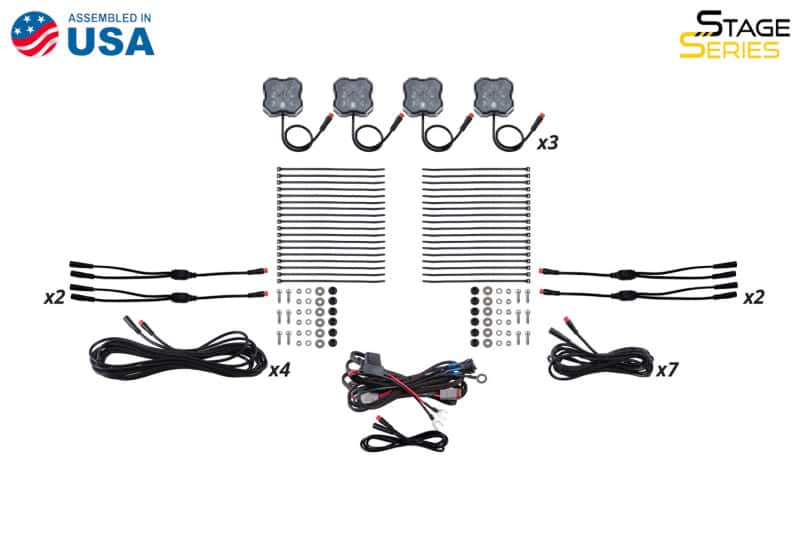 Diode Dynamics — Diode Dynamics RGBW Rock Light Installer Magnet Mount Kit w/Controller (12-pack) - view 7