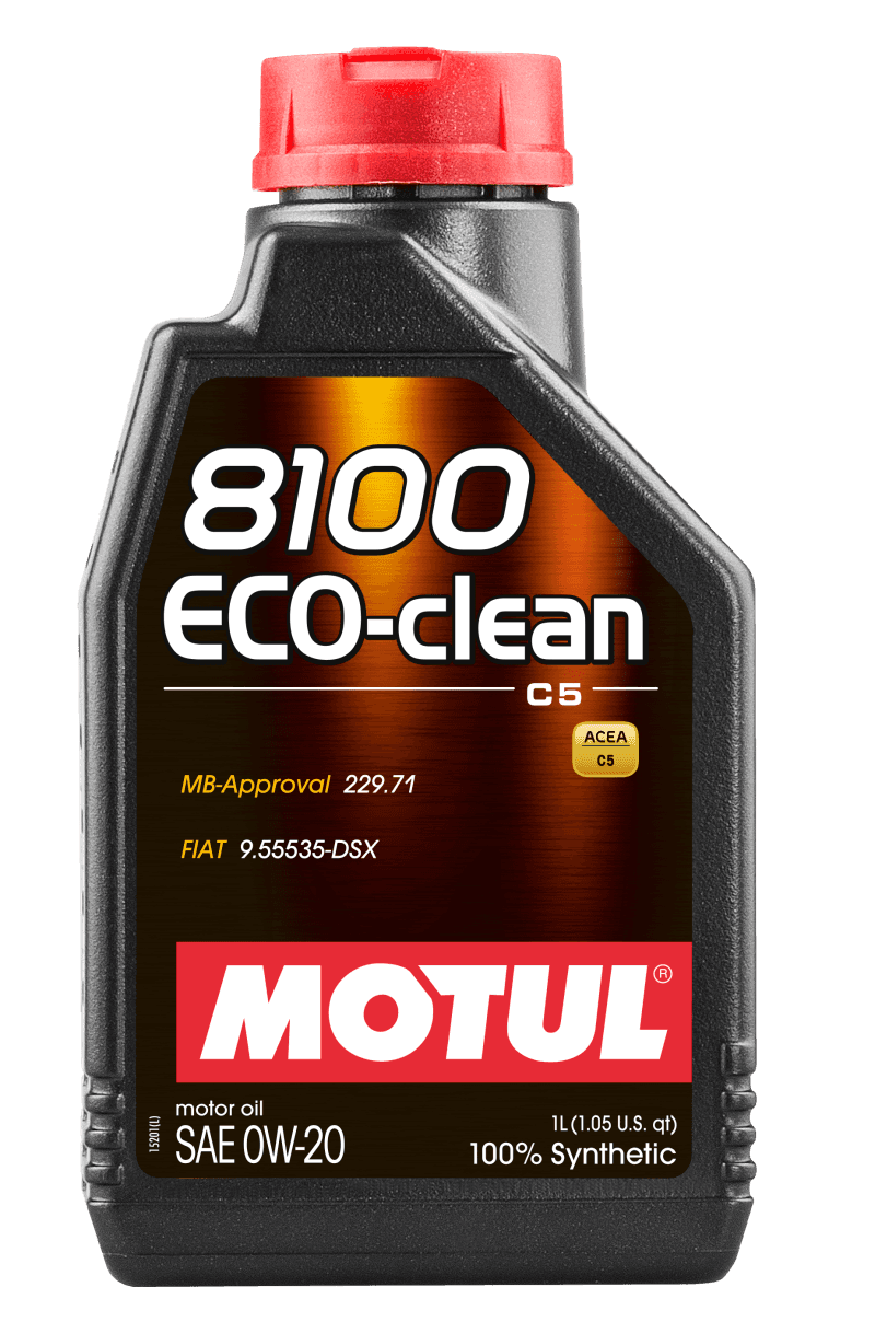 Motul — Motul 1L Synthetic Engine Oil 8100 Eco-Clean 0W20
Engine Oil - view 1