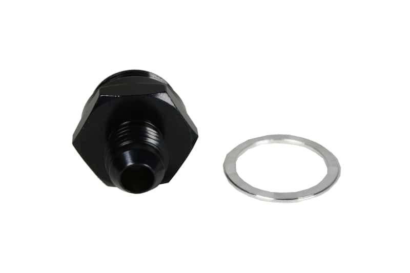 Aeromotive — Aeromotive AN-06 Holley Carb 7/8in x 20 Thread Dual Feed Bowl Adapter Fitting
Fitting - view 1