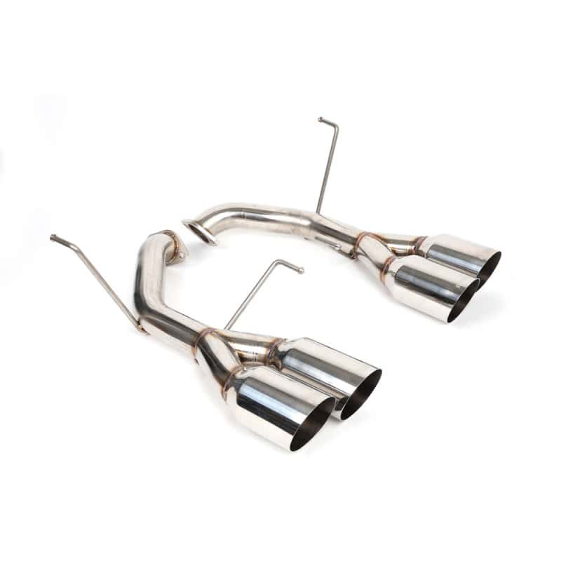BLOX Racing — BLOX Racing 2022+ WRX Muffler Delete / Axle Back Single Wall 4in - Polished Tips - view 5