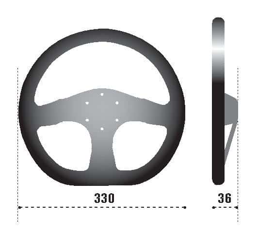 SPARCO — Sparco Steering Wheel 353 Suede Black (NO HORN INCLUDED)
Sparco Strwhl 353 Suede Black (NO HORN INCLUDED) - view 3