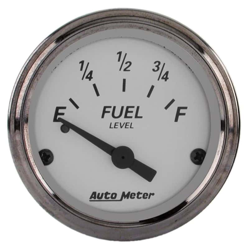 AutoMeter — AutoMeter Gauge Fuel Level 2-1/16in. 0 Ohm(e) to 90 Ohm(f) Elec American Platinum
GA 2" FUEL 0-90 AP - view 2