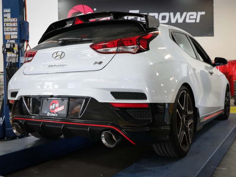aFe — aFe Power Cat Back Exhaust - 19-20 Hyundai Veloster N L4-2.0L (t) w/ Polished Tips
Cat-Back Exhaust - view 5