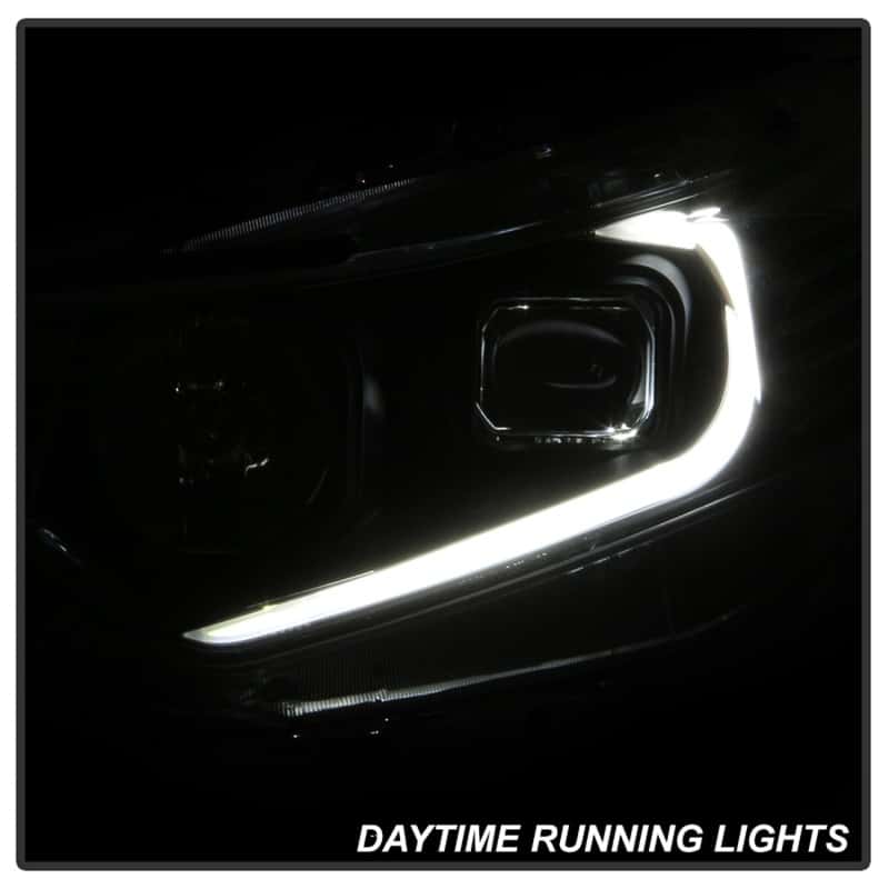 SPYDER — xTune 09-14 Acura TSX Projector Headlights - Light Bar DRL - Black (PRO-JH-ATSX09-LB-BK)
Head Light Set - view 5