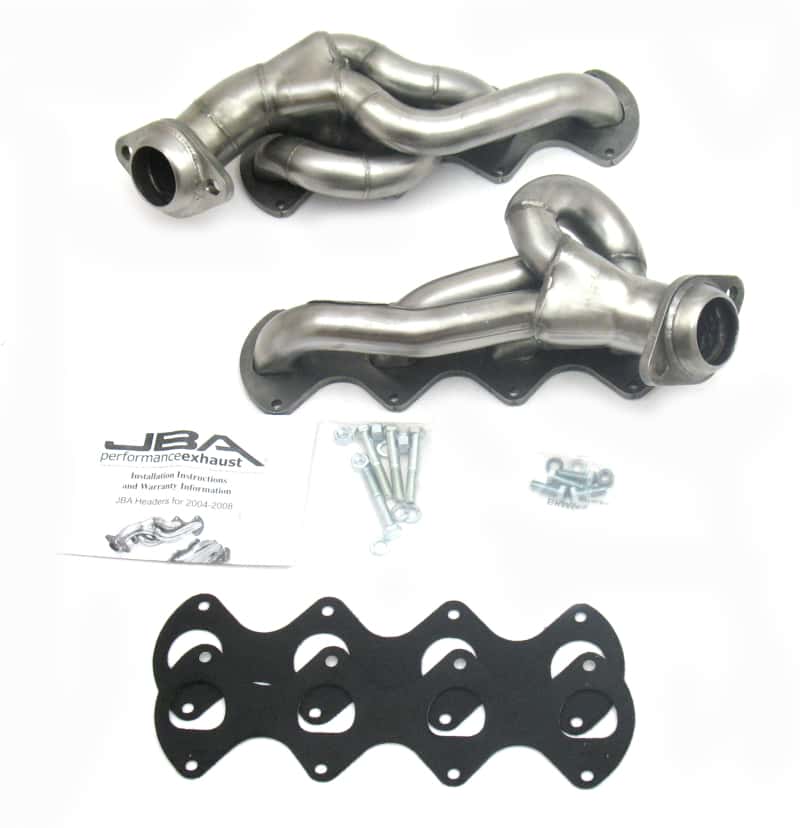 JBA — JBA 05-10 Ford F-250/F-350 5.4L 3V 1-5/8in Primary Raw 409SS Cat4Ward Header
Exhaust Header - view 1
