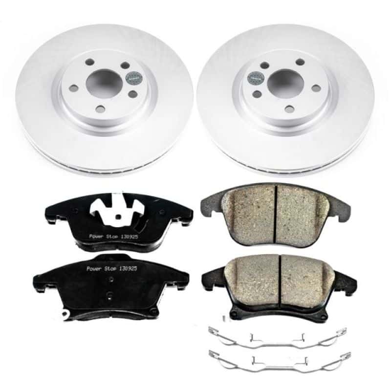 PowerStop — Power Stop 17-19 Lincoln MKZ Front Z17 Evolution Geomet Coated Brake Kit - view 1