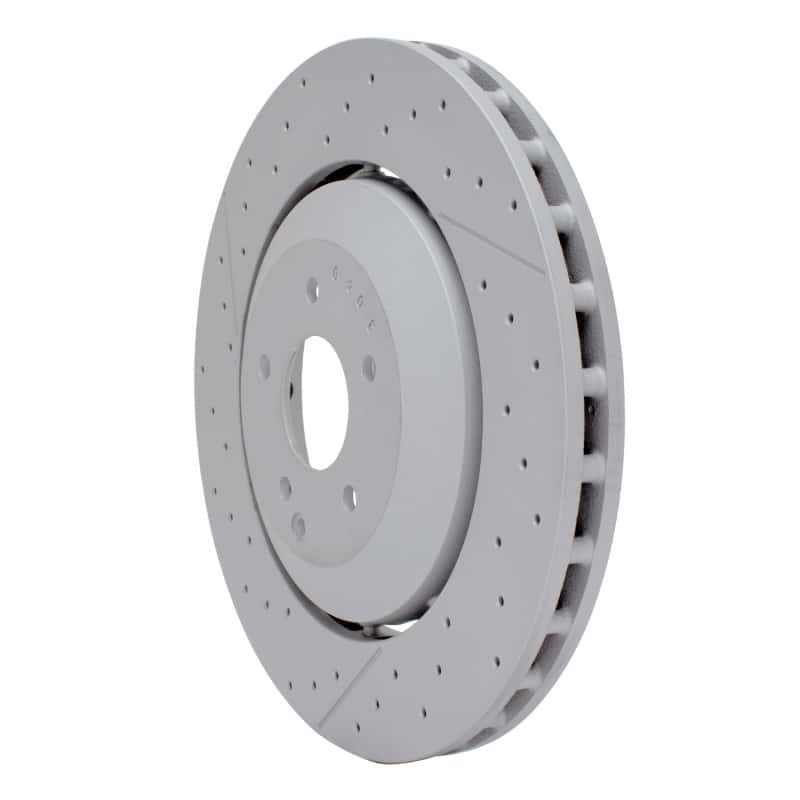 DFC — DFC 06-11 Mercedes-Benz SLK55 AMG Front Drilled and Slotted Hi-Carbon Alloy Geomet Coated Rotor - view 2