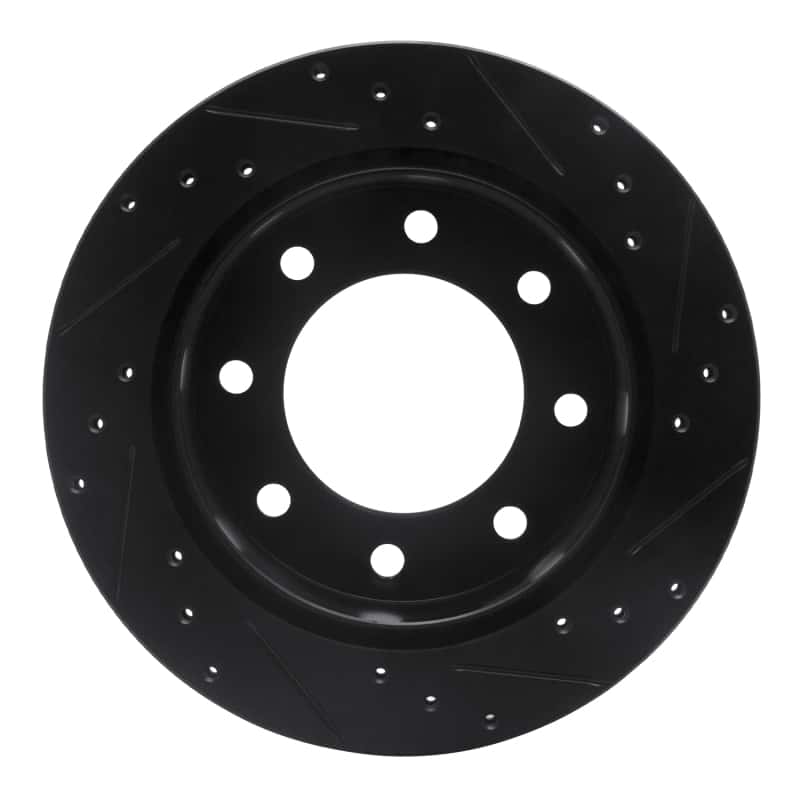 R1 Concepts — R1 99-25 Chevrolet Silverado 1500 Rear Left Drilled & Slotted Black Brake Rotor
R1 Brake Rotor Drill - view 5