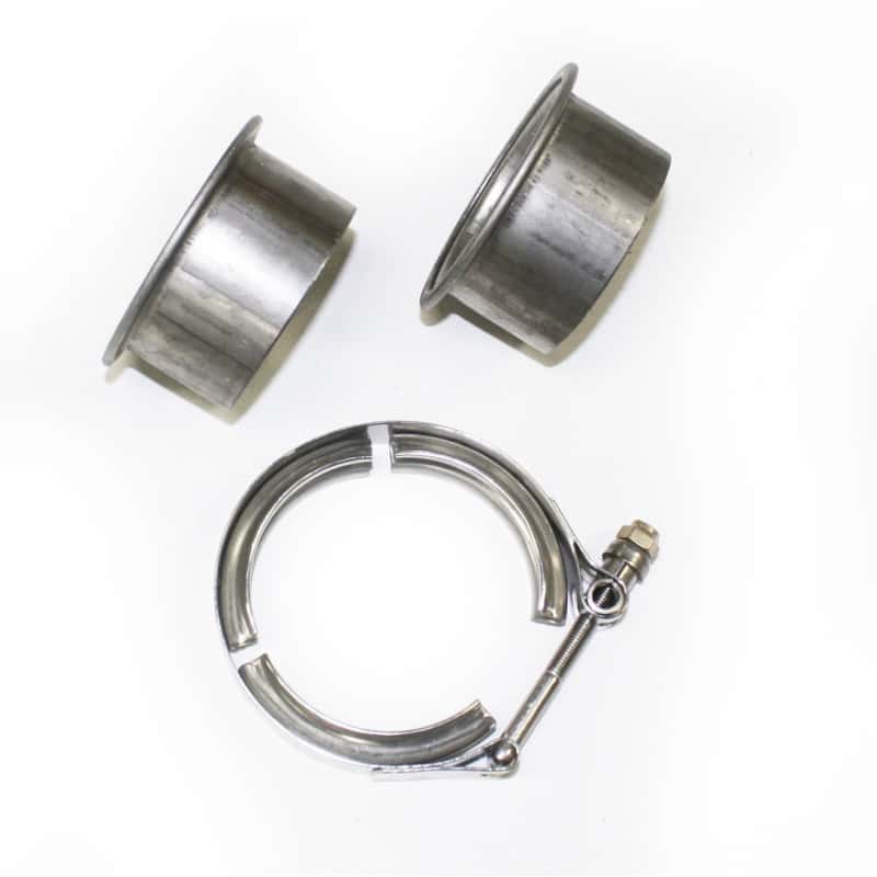 JBA — JBA 2.5in Stainless Steel V-Band Clamp & Flanges
V-Band clamp/flange - view 2