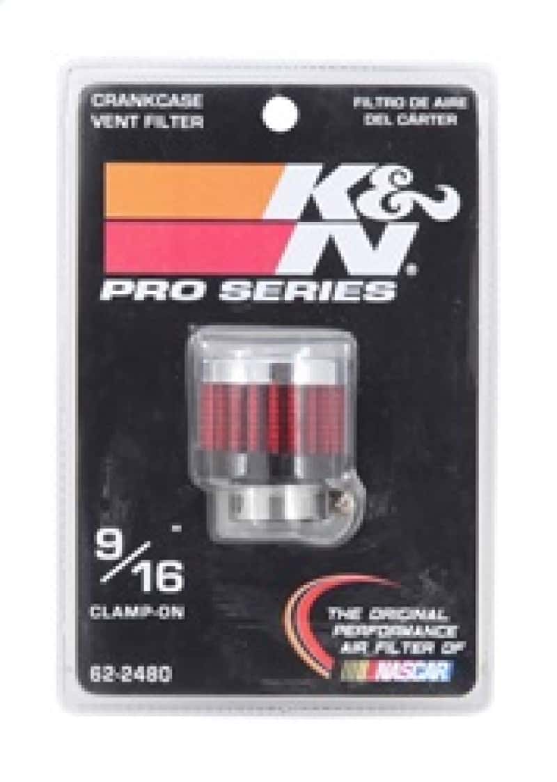 K&N Engineering — K&N Rubber Base Crankcase Vent Filter - 0.55in Flange ID 1.375in OD 1.125in Height
Vent Air Filter/Brea
Vent Air Filter - view 8