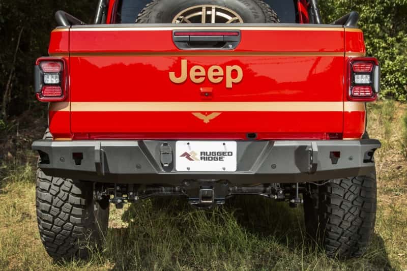 Rugged Ridge — Rugged Ridge HD Bumper Rear 20-21 Jeep Gladiator JT
OFFROAD_BUMPERS
Bumper- Rear - view 4