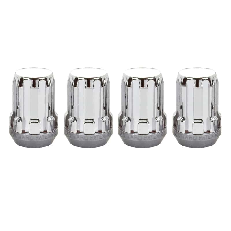 McGard — McGard SplineDrive Lug Nut (Cone Seat) M12X1.25 / 1.24in. Length (4-Pack) - Chrome (Req. Tool) - view 1