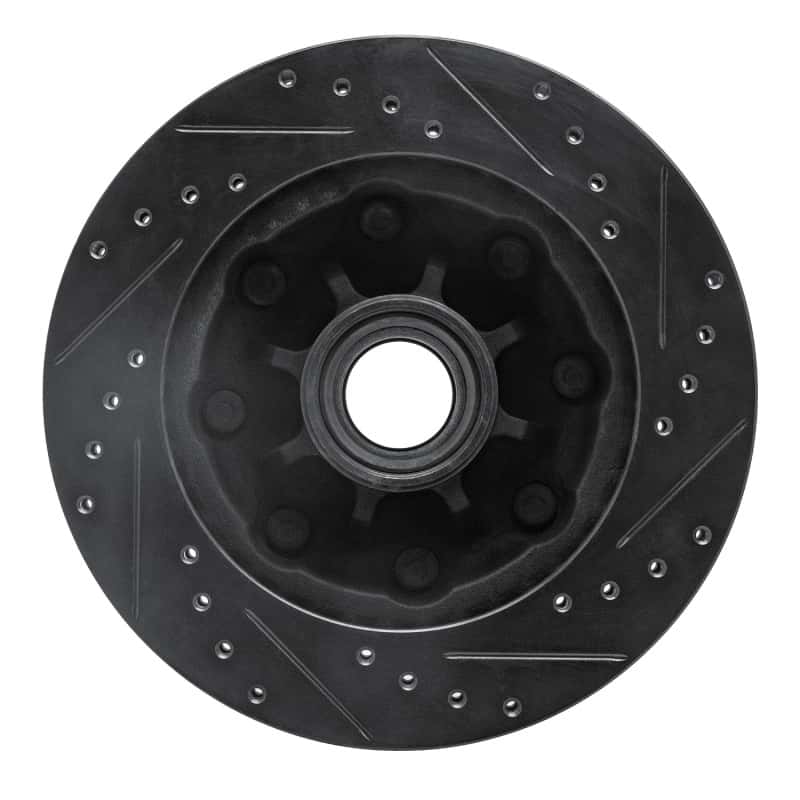 R1 Concepts — R1 71-95 Chevrolet P20 Front Left Drilled & Slotted Black Brake Rotor
R1 Brake Rotor Drill - view 5