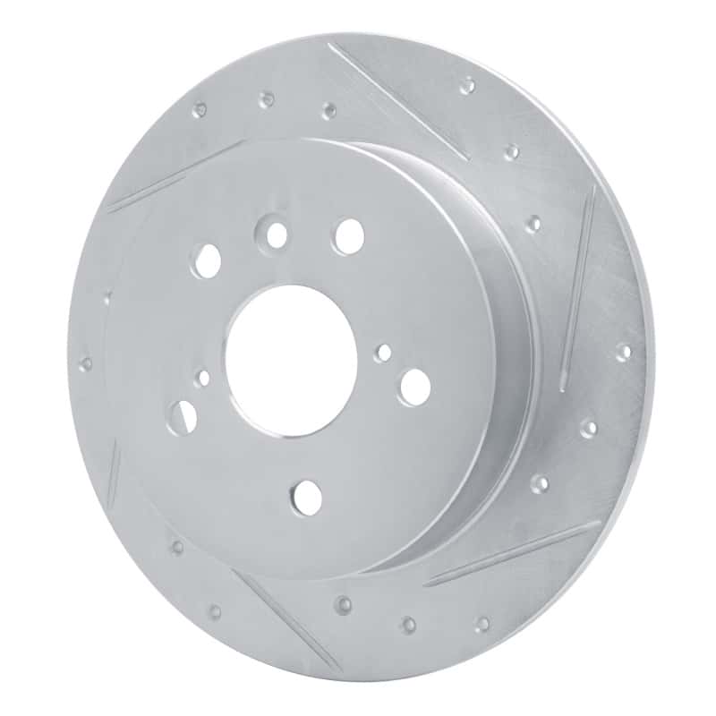 R1 Concepts — R1 18-24 Toyota Camry Rear Right Drilled & Slotted Silver Brake Rotor
R1 Brake Rotor Drill - view 2