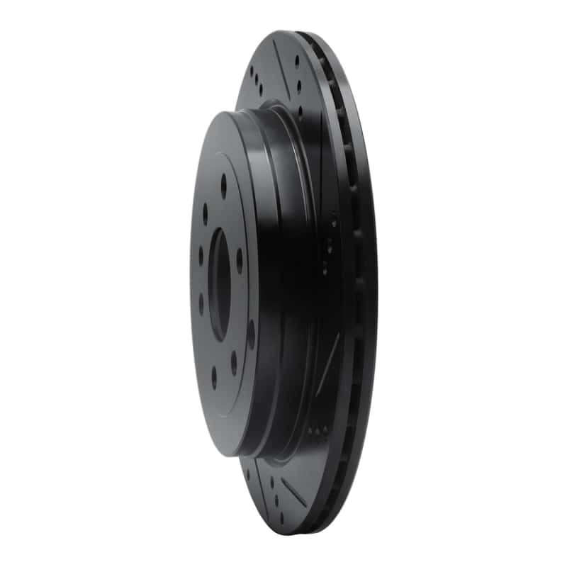 R1 Concepts — R1 07-17 Buick Enclave Rear Right Drilled & Slotted Black Brake Rotor
R1 Brake Rotor Drill - view 2