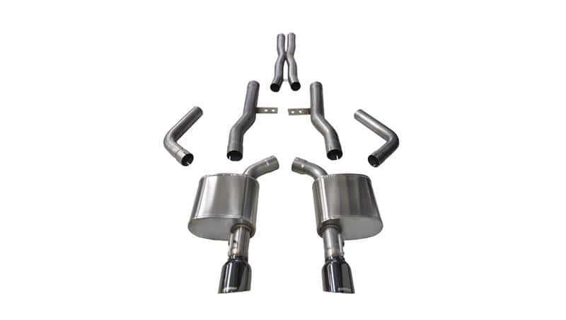 CORSA Performance — Corsa 2015-2023 Dodge Charger SRT/Scat Pack/R/T 6.4L Black Xtreme Cat-Back Exhaust
Exhaust - view 2