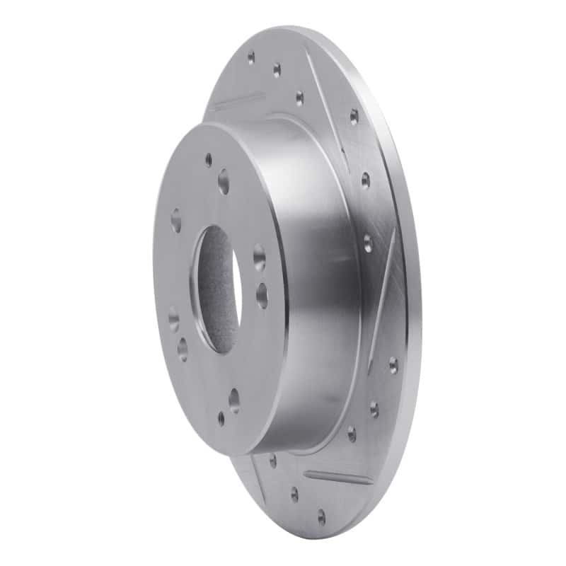 R1 Concepts — R1 97-01 Acura Integra Rear Right Drilled & Slotted Silver Brake Rotor
R1 Brake Rotor Drill - view 2