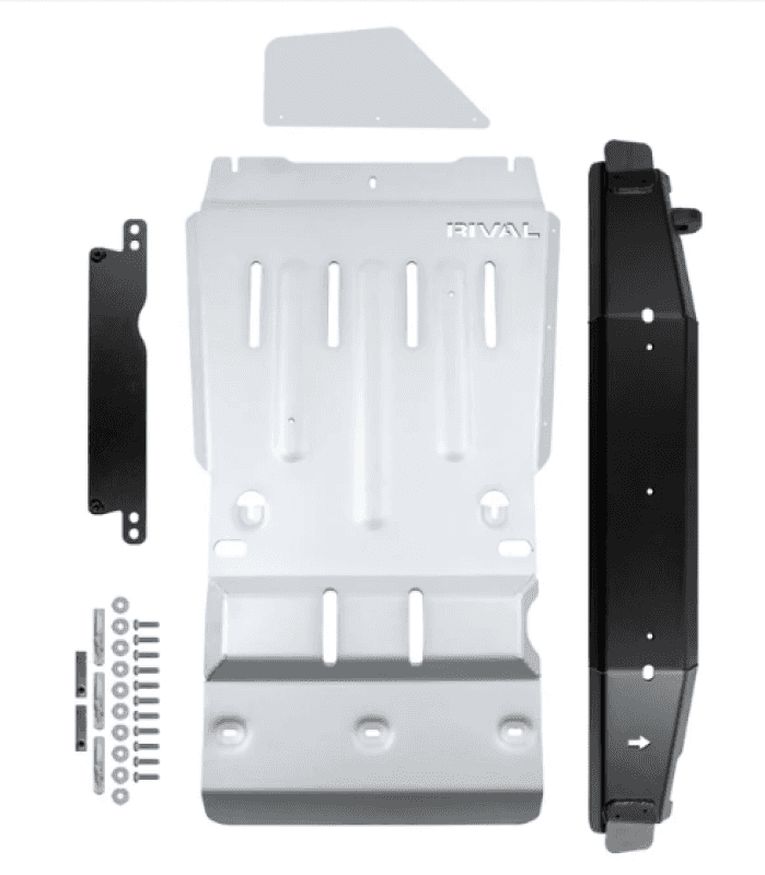 Rival 4x4 — Rival 2016-2023 Toyota Tacoma 3Gen 4WD Aluminum Transmission Transfer Case Skid Plate
Trns Case Skid Plate - view 1