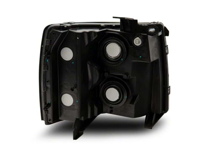 Raxiom — Raxiom 07-14 Chevrolet Silverado 1500 HD Axial OEM RepHeadlights- Chrome Housing- Smoked Lens
Headlights - view 6