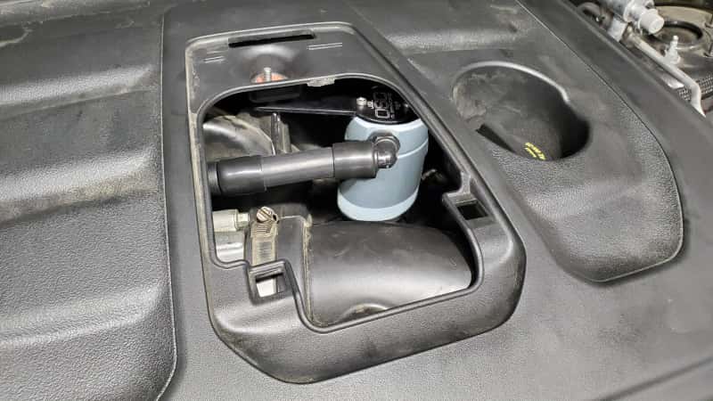 J&L — J&L 16-25 Dodge Durango / Jeep Grand Cherokee 3.6L Oil Separator 3.0 Passenger Side - Clear Anod
Oil Separator - view 3