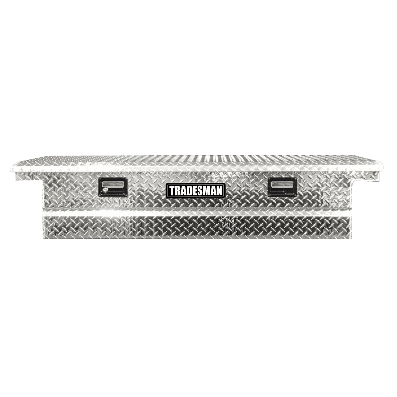 Tradesman — Tradesman Aluminum Single Lid Cross Bed Truck Tool Box (70in.) - Brite - view 2