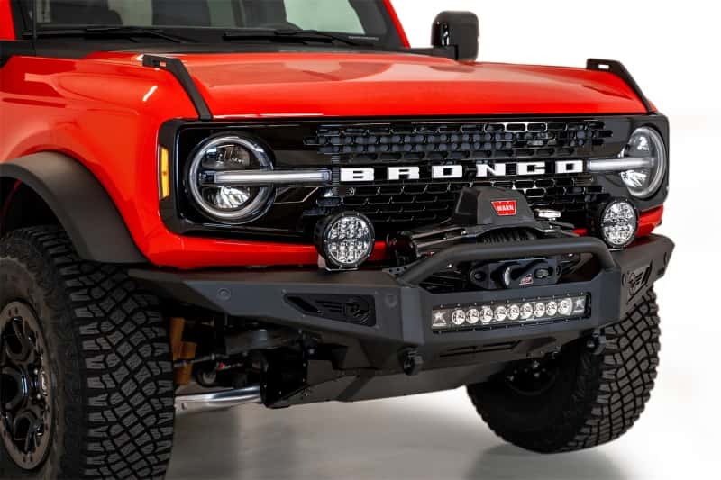 Addictive Desert Designs — Addictive Desert Designs 2021+ Ford Bronco Rock Fighter Front Bumper - Hammer Black
Bumper- Front
Bumpers - view 5