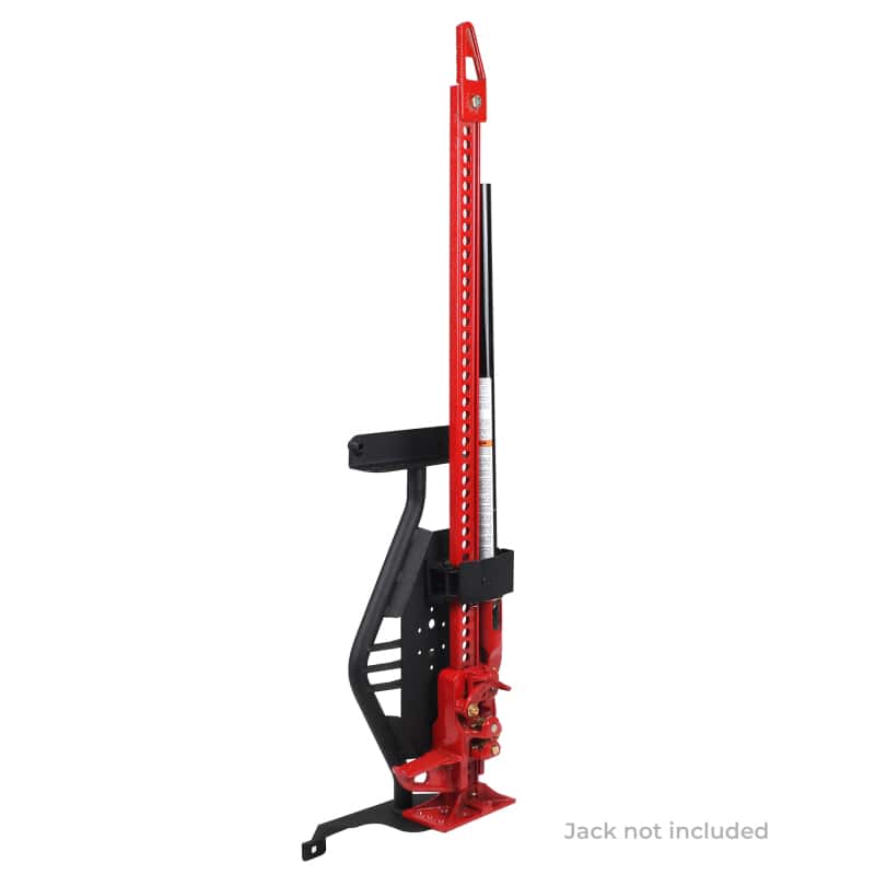 Go Rhino — Go Rhino 18-24 Jeep Wrangler JL/JLU/JT Front Fender Jack Mount for Hi-Lift Jack - Tex. Blk
Jack Mount-Exterior - view 23
