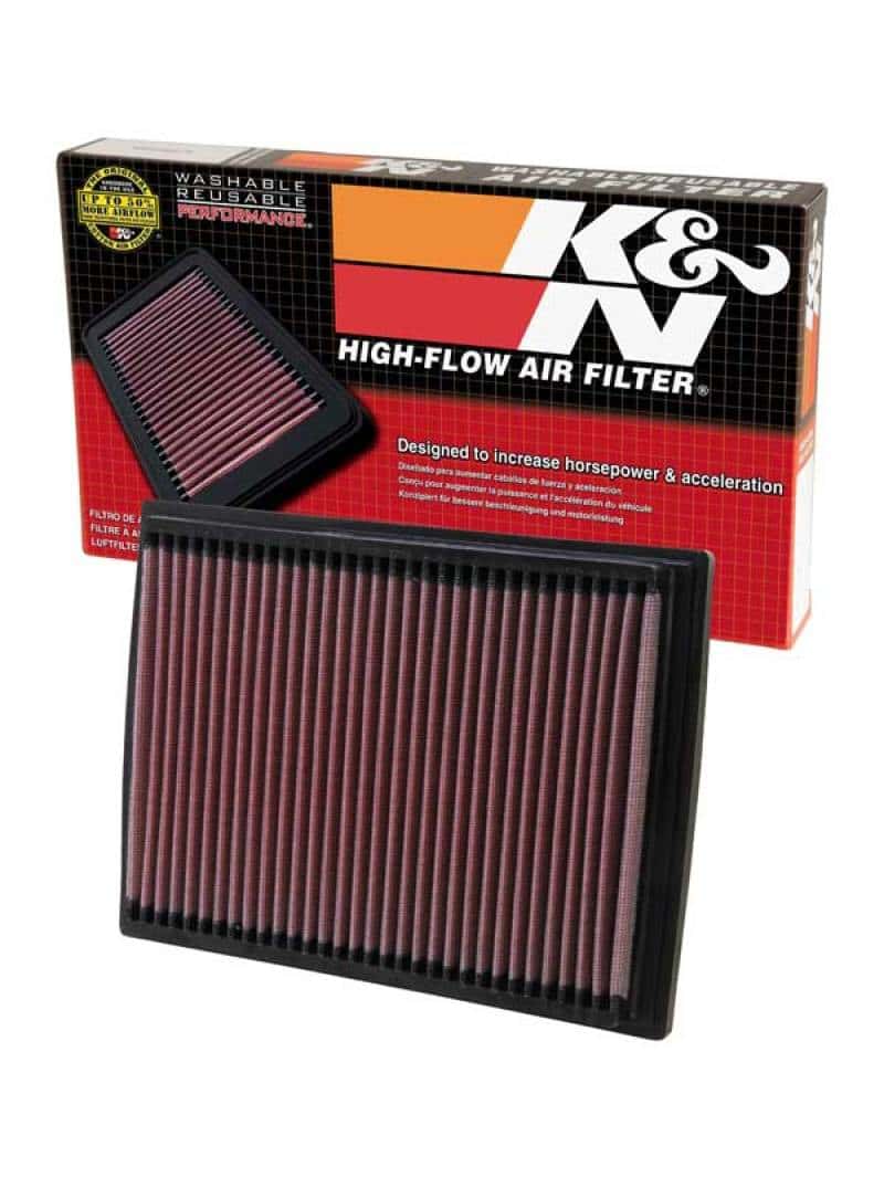 K&N Engineering — K&N 00-09 Hyundai Coupe/Elantra/Tiburon/Tucson / 05-10 Kia Drop In Air Filter
Replacement Air Filt
Air Filter - view 4