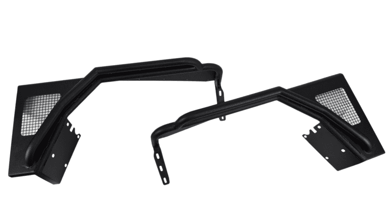 Fishbone Offroad — Fishbone Offroad 97-06 Jeep Wrangler TJ Steel Tube Fenders Front 3In Flare - Blk Textured Powdercoat - view 6