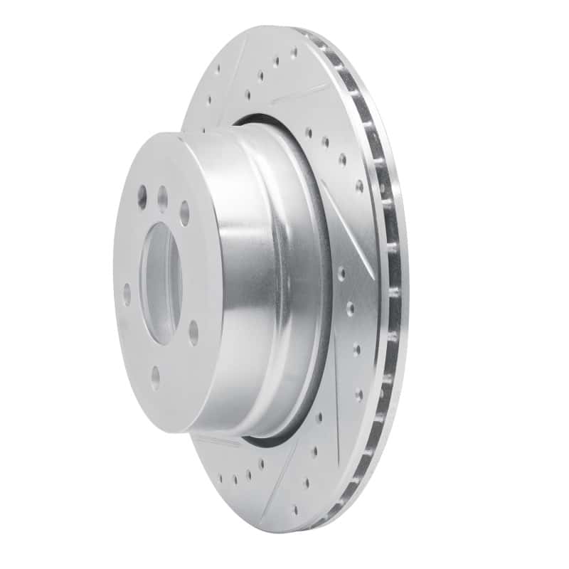 R1 Concepts — R1 06-10 BMW 530XI Rear Left Drilled & Slotted Silver Brake Rotor
R1 Brake Rotor Drill - view 2