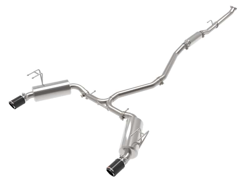 aFe — aFe Takeda 2.5in 304 SS Cat-Back Exhaust System w/CF Tips 2022+ Honda Civic L4-1.5L (t)
Cat-Back Exhaust - view 1