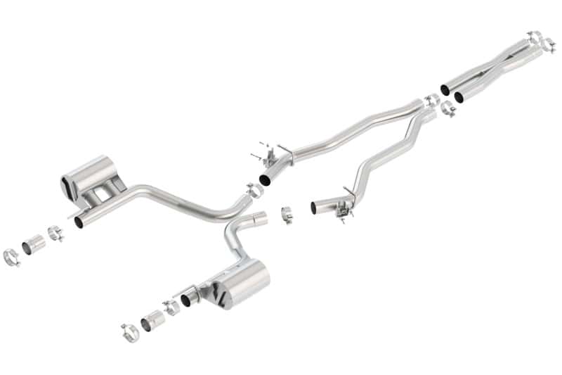 Borla — Borla 15-16 Dodge Challenger SRT/Scat Pcak 6.4L V8 ATAK Catback Exhaust
Cat-Back System - view 3