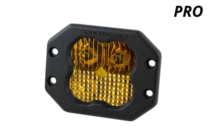 Diode Dynamics — Diode Dynamics SS3 Pro ABL - Yellow SAE Fog Flush (Single) - view 2