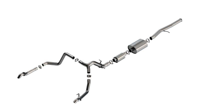 Borla — Borla 22-23 Chevrolet Silverado 1500 ZR2 & AT4X 6.2L CC SB 147.5in WB S-Type Cat-Back
Cat-Back System - view 1