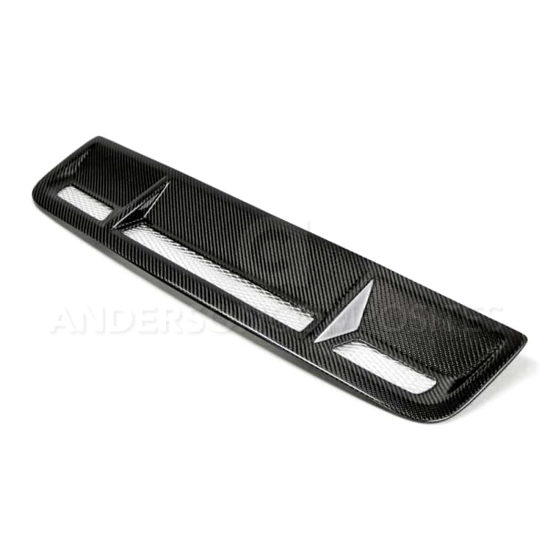 Anderson Composites — Anderson Composites 10-14 Ford Mustang/Shelby GT500 Hood Vents - view 1