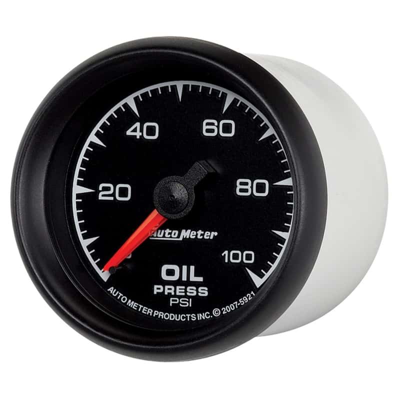 AutoMeter — Autometer ES 52mm 0-100 PSI Mechanical Oil Pressure Gauge
GA 2" OP 100PSI M ES - view 5