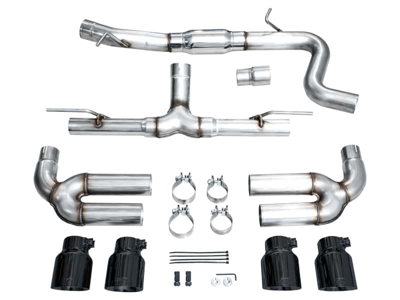 AWE Tuning — AWE 22-24 Audi 8Y S3 Track Edition Exhaust  - Diamond Black Tips
Track Catback - view 8