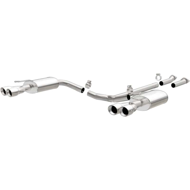 Magnaflow — MagnaFlow Cat-Back 11-15 Kia Optima 2.0L/2.4L Sport SS 2.25in Quad Split Rear 4.5in Tips
Cat-Back - view 2