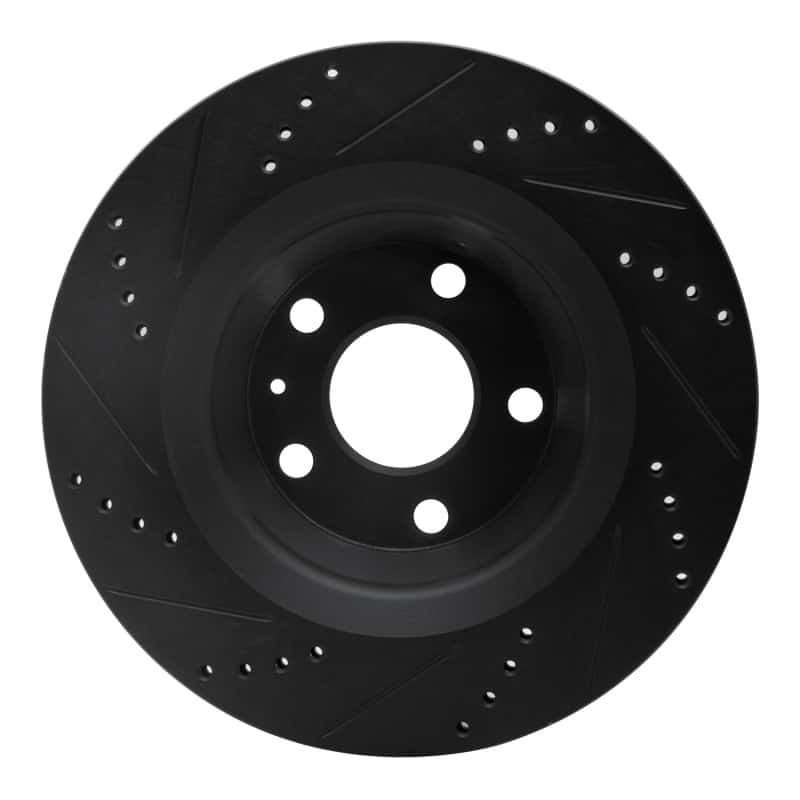R1 Concepts — R1 08-15 Audi TT Quattro RS Rear Right Drilled & Slotted Black Brake Rotor
R1 Brake Rotor Drill - view 5