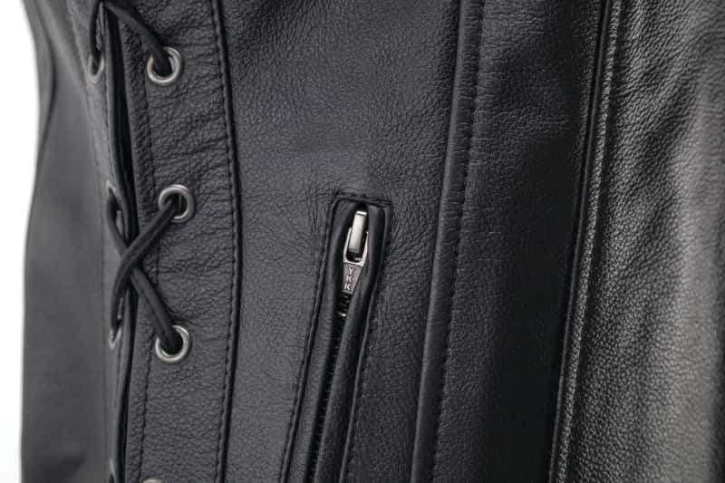 Kuryakyn — Kuryakyn Leather By River Road Sapphire Leather Vest Black Womens - Small - view 2
